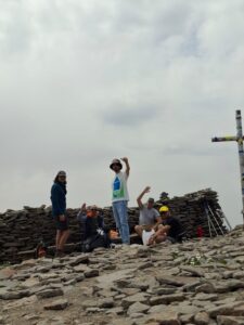 Aragatsotn Crater exploration by international geologists