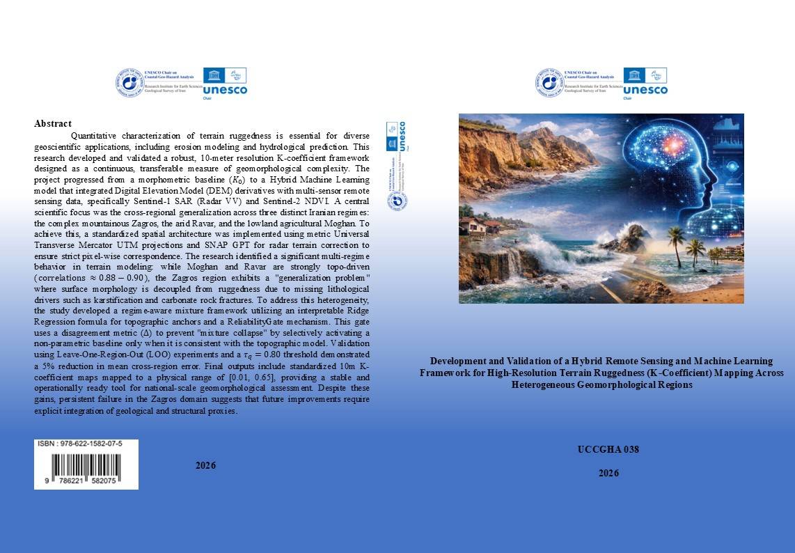 Cover of the High-Resolution Terrain Ruggedness Mapping report published in cooperation with the UNESCO Chair on Coastal Geo-Hazard Analysis